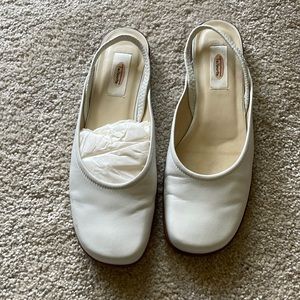 Vintage slingback mules